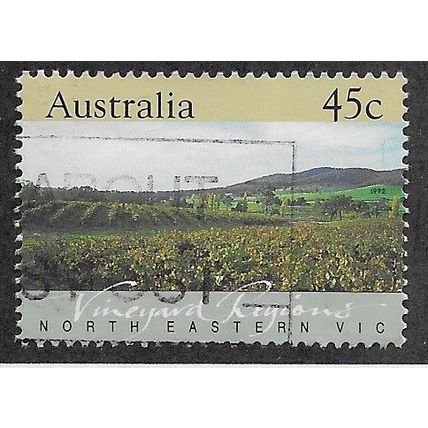AUS 1992 45c 'VINEYARDS -VIC' FINE USED (EBID66-732)