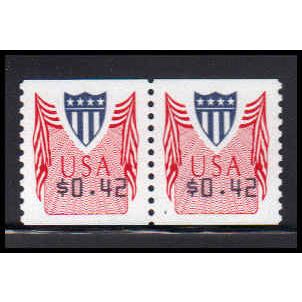 CVP32 42c Shield Very Fine MNH Pair PA5013