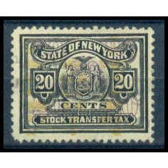Used Revenue 20c N.Y. Stock Transfer Fine WA2792