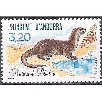 Andorre Français 1990 Michel 415 Neuf ** Cote (2008) 2.30 € Loutre