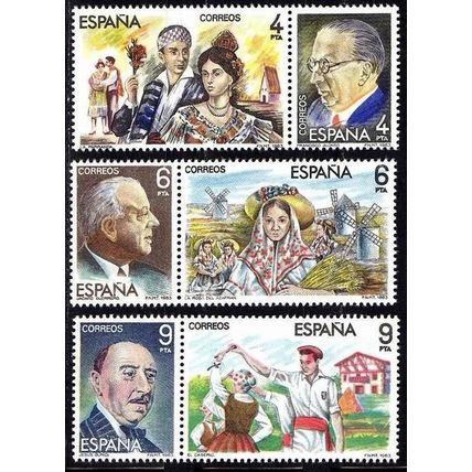 España. 1983. Mi # 2579 / 84. Masters of Zarzuela