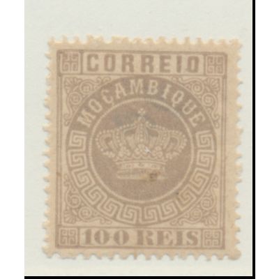 Mozambique Stamp Scott #12, Mint Hinged