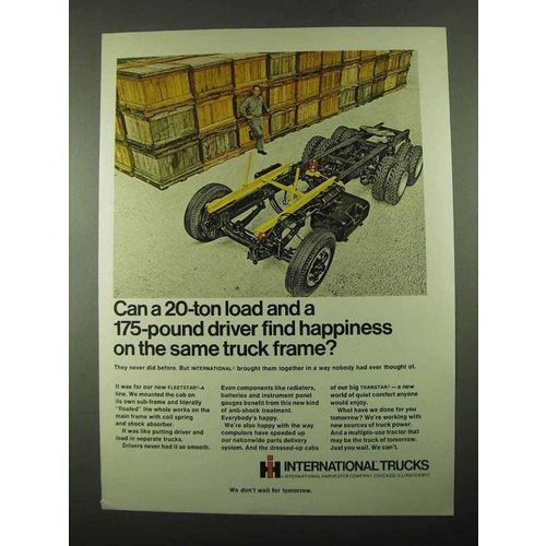 1969 International Harvester Trucks Ad - 20-Ton Load