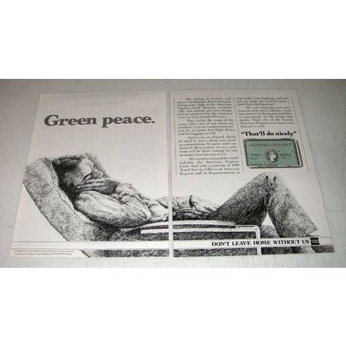 1984 American Express Credit Card Ad - Green Peace