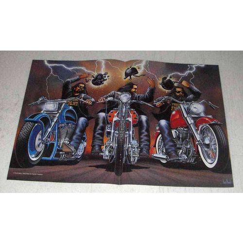 1996 David Mann Illustration - Helmet Protest