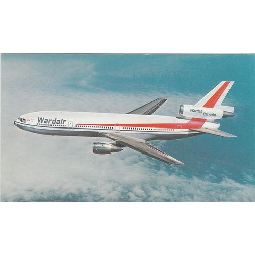 Wardair Canada Douglas DC10 30 Aircraft Postcard (A26119)
