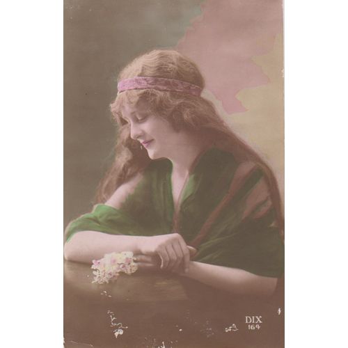 France circa 1916 Dix 164 beauty by Piprot of Boulogne sent Christmas to soldier
