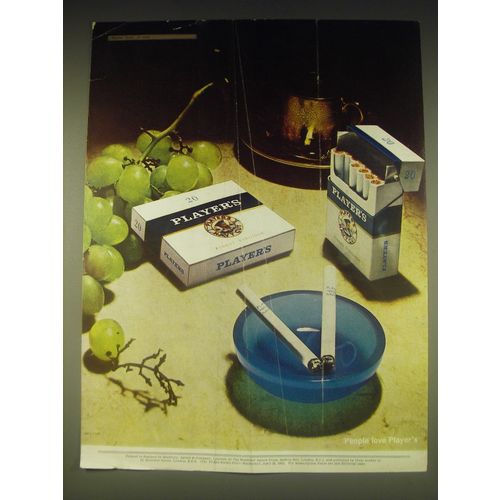 1962 Player's Navy Cut cigarettes Advertisement - People love Player's
