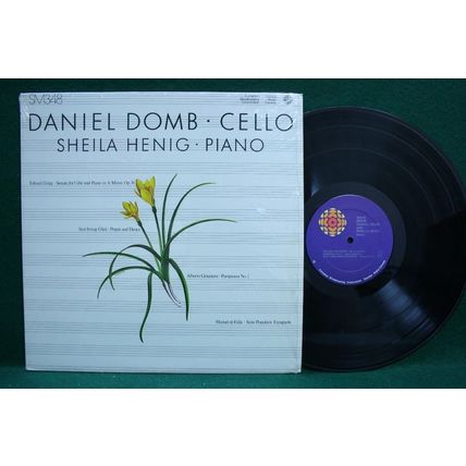 Daniel Domb, Cello & Sheila Henig, Piano - SM 348 - NM