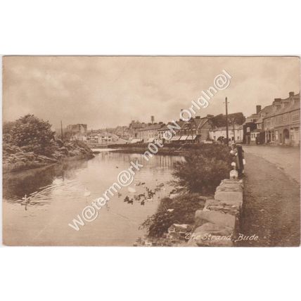 PPC The Strand Bude Cornwall 1926 Wise