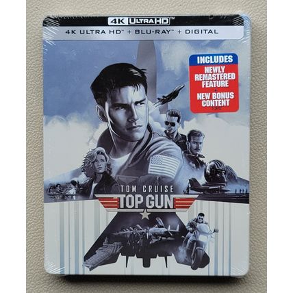 Top Gun Best Buy Limited Edition Collectible Steelbook 4K Ultra HD Movie