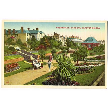 Promenade Gardens, Clacton- on-Sea, Essex, Postcard