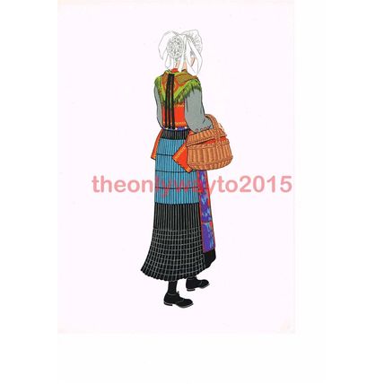 Savoy, Saint-Jean-d'Arves, Costume of a Woman, Book Illustration (Print), c1939
