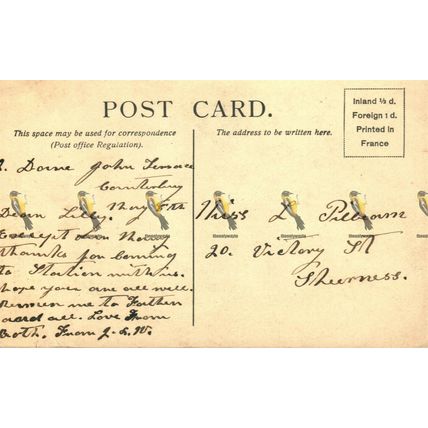 Canterbury, Mercery Lane, Kent, 38 LL Postcard