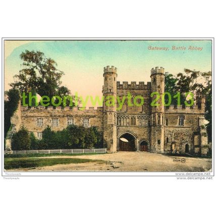 GATEWAY, BATTLE ABBEY, SUSSEX, ENGLAND, 1910/20s?, Postcard