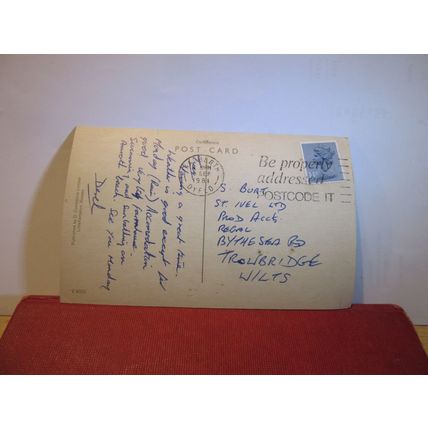 multiview, SAUNDERSFOOT, PEMBROKESHIRE used postcard by Constance 1981 pm =