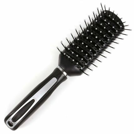 LARGE VENTED HAIRDRESSER BRUSH Styling Curling Barber Thick Long Short Fine Hair