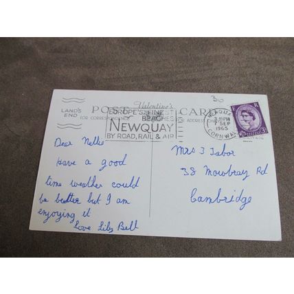 1960s Comic / humour Postcard - Made it to Lands End, Cornwall