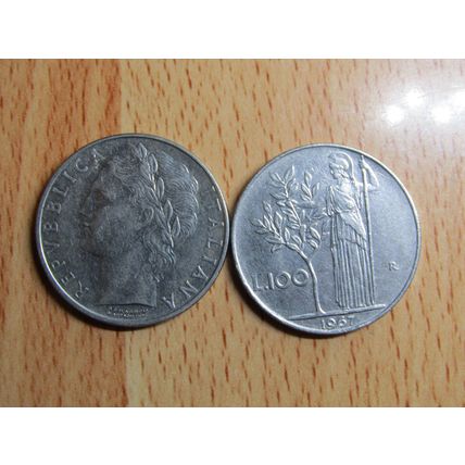 Italy 1967 100 Lire Coin
