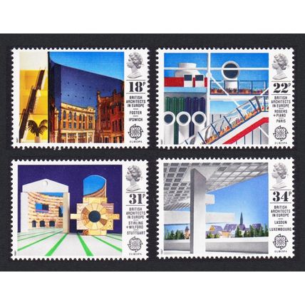 Great Britain Europa CEPT British Architects 4v 1987 MNH SG#1355-1358