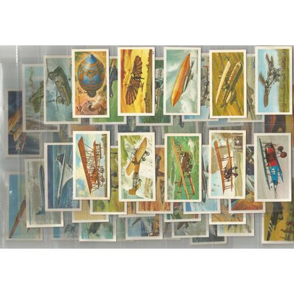 Brooke Bond History of Aviation 1972 Full set in sleeves plus empty album