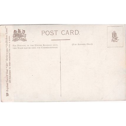 B480 HENLEY - MARSH LOCK. IN DICKENS LAND SERIES. PRINTED POSTCARD