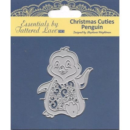 Tattered Lace. Christmas Cuties Penguin Die. Die Cutting Cardmaking Scrapbooking