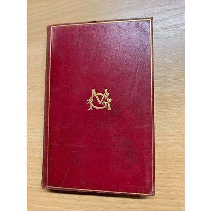 RARE* 1909 GEORGE MEREDITH "VITTORIA" FICTION LEATHER BOOK (P3)