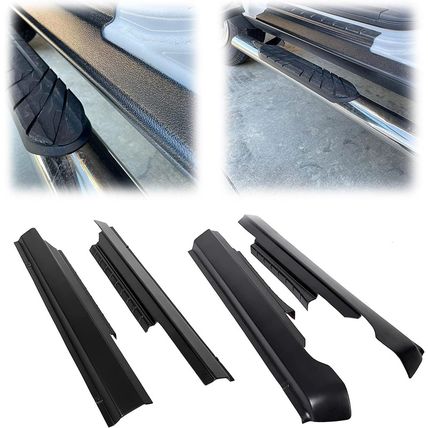 Rocker Panel Cover Guard Compatible with 2009-2018 Dodge Ram Crew Cab Molding Tr