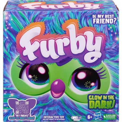 Furby Galaxy Edition, Glow in the Dark, 15 Fashion Accessories, Interactive Plus