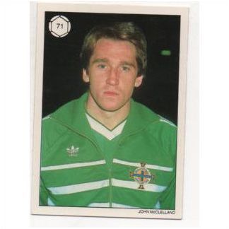 Topps 1988 Saint & Greavsie All Star Football sticker card No.71 John McClelland