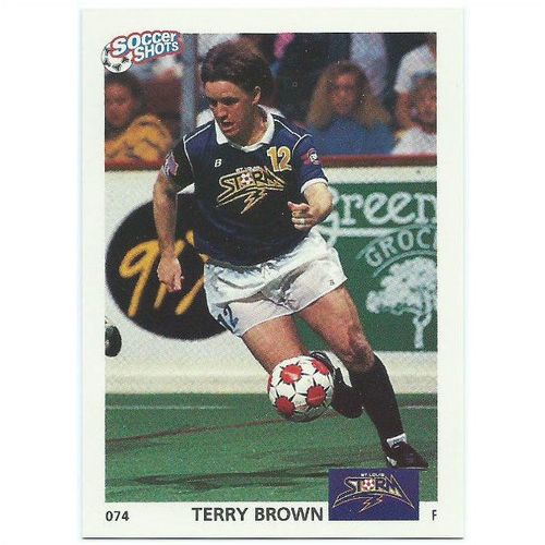1991 Soccer Shots MSL - #074 - Terry Brown