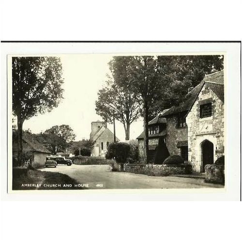 Sussex AMBERLEY Church & House Postcard by Norman (4903)