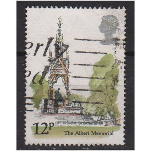 Great Britain 1980 London Landmarks 12p Albert Memorial Used SG 1121 Sc911 Stamp