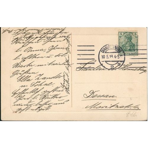Antique Germany Postcard 1913 - translation needed