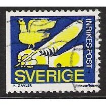 Fa 1074 B: blue and yellow Discount Stamp, perf. 12.75, imperf. to left.