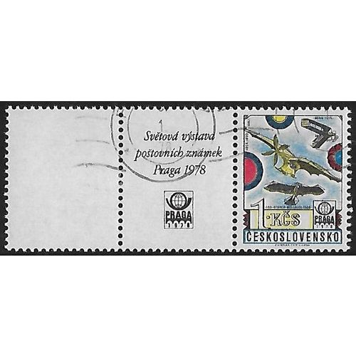 Tab + Zf. + Mi 2397: 1 Kč mult. PRAGA 78 International Stamp Exhibition.