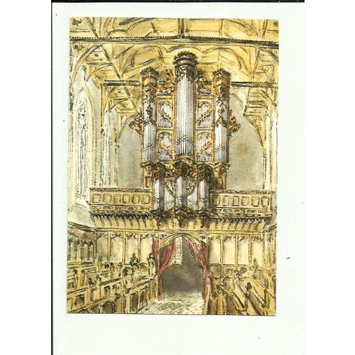 Berkshire RADLEY COLLEGE Organ Art Postcard by RCO