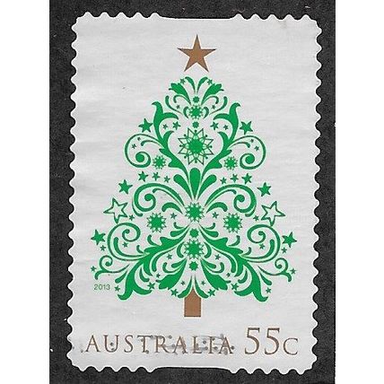 AUS 2013 55c (S/A) 'CHRISTMAS' FINE USED (EBID66-753)