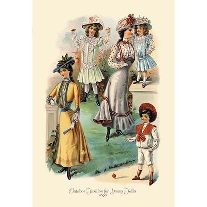 Outdoor Fashion for Young Folks 20 x 30 Poster