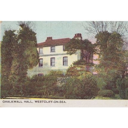Westcliff Chalkwall Hall Westcliffe On Sea Antique Postcard