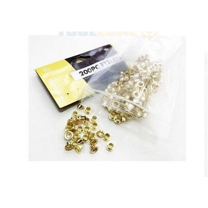 Eyelets Brass 200PC Set 8mm / 4mm Grommet Leather Craft Tool Repair DIY