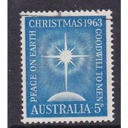 AUSTRALIA 1963 CHRISTMAS 5d USED SG361