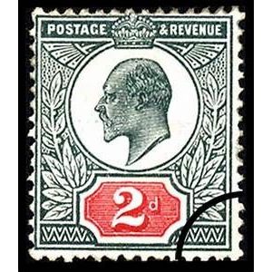 GB 1902 Edward VII 2d U SG225