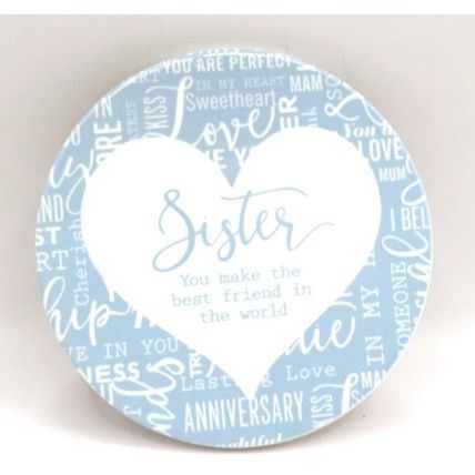 Sister Mug & Coaster Set 8.3 CM Microwave & Dishwasher Proof Gift Home Decor