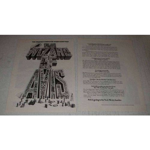 1972 Avis Rent-A-Car Ad - The Wizard of Avis
