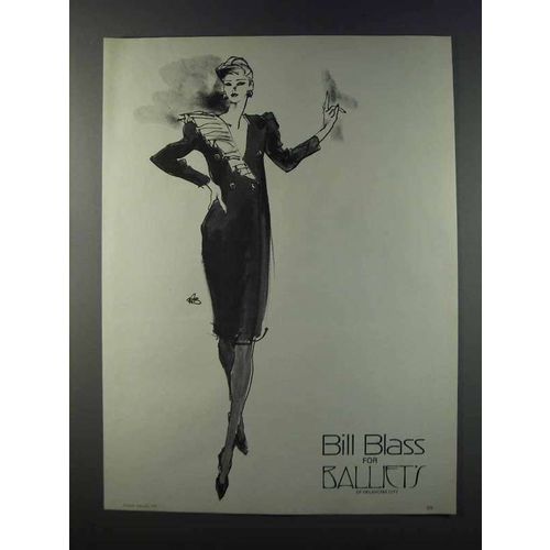 1981 Balliet's Ad - Bill Blass Fashion