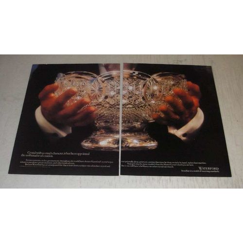 1989 Waterford Crystal Master Cutter's Bowl Ad