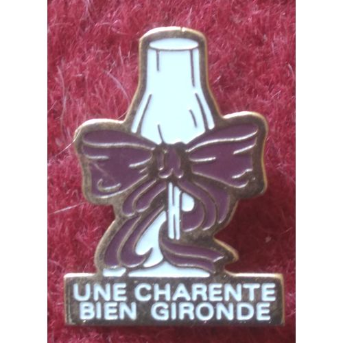 Pin Badge, Metal & Enamel: Une Charente Bien Gironde