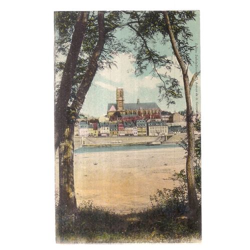 NEVERS CATHEDRAL, PARIS, FRANCE used antique postcard no date